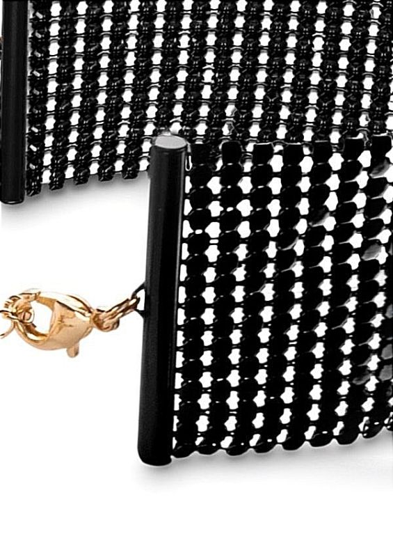 Браслеты-наручники DESIR METALLIQUE черные Bijoux Indiscrets вид 6