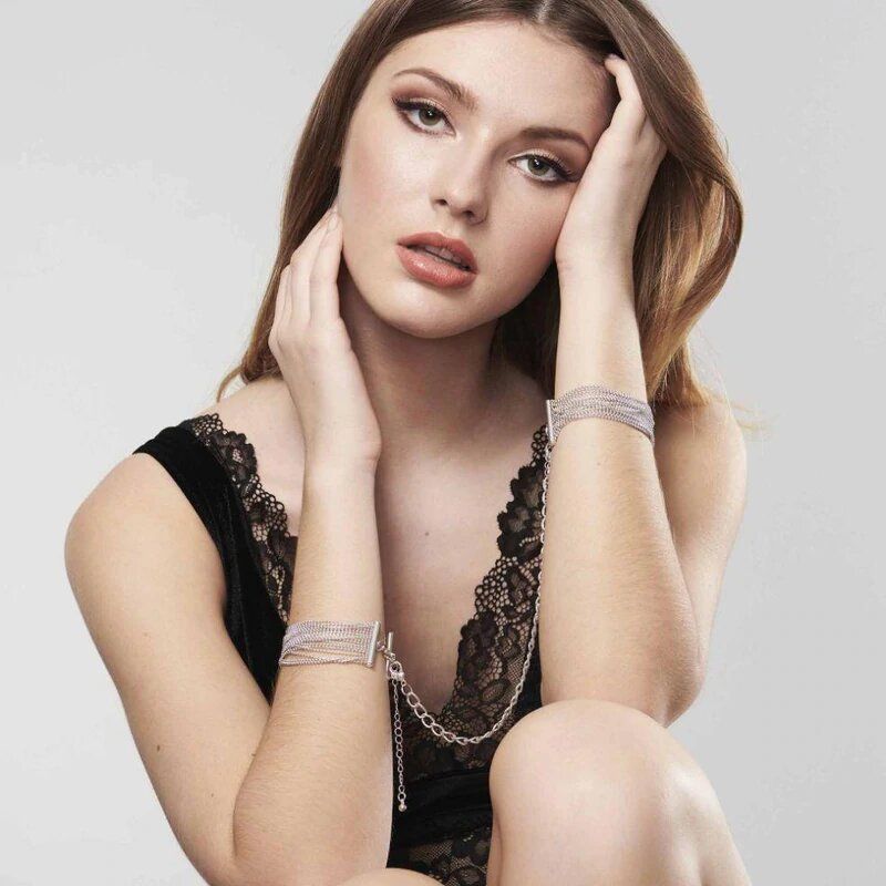 Браслети-наручники MAGNIFIQUE Bijoux Indiscrets, сріблясті вид 2