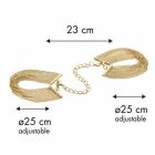 Браслети-наручники MAGNIFIQUE Bijoux Indiscrets, золотисті вид 7