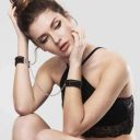 Браслеты-наручники PLASIR Nacre черный жемчуг Bijoux Indiscrets