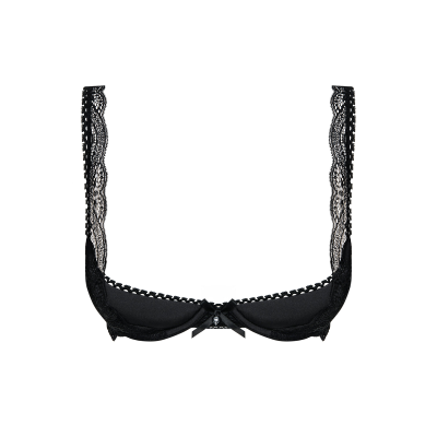 Бюстгальтер відкритий Obsessive Miamor L \ XL Чорний