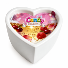 Масажна свічка з ароматом шампанського з журавлиною Candy Cranberry Champagne у формі серця, 70 мл вид 2