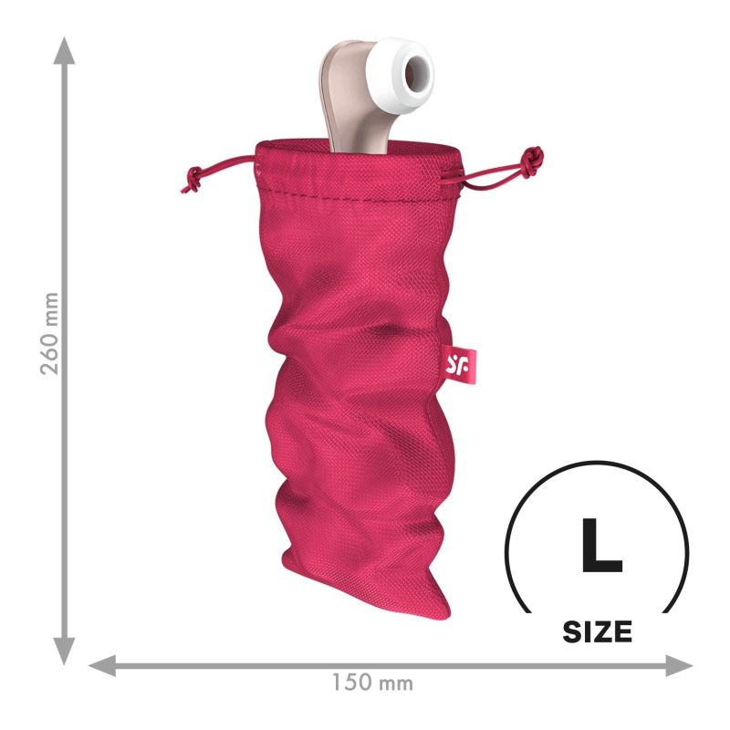 Чохол для зберігання секс-девайсів Satisfyer Treasure Bag, рожевий, L вид 3