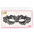 Черная кружевая маска для глаз Star Night Lace Eye Mask на завязках, черная, 2 шт вид 5