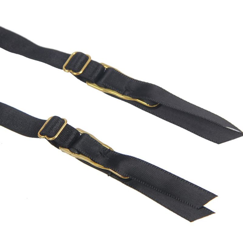 Чорні еластичні трусики Star Night і пояс для панчіх з високою талією вид 9