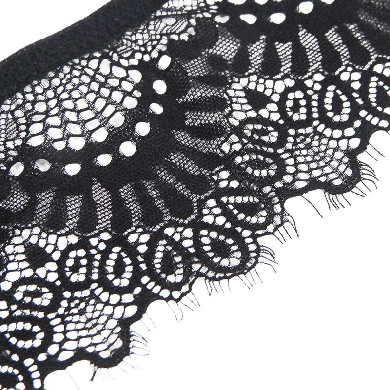 Чорні еластичні трусики Star Night і пояс для панчіх з високою талією вид 5