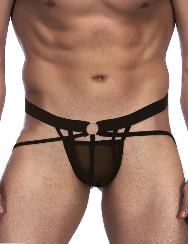 Чорні чоловічі сексуальні труси Star Night (без коробки) вид 2