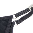 Черные сексуальные трусики стринги Star Night со стразами, S вид 8