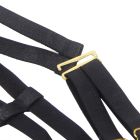 Чорний сексуальний оксамитовий комплект білизни Star Night з чокером та декоративною фурнітурою, M вид 10