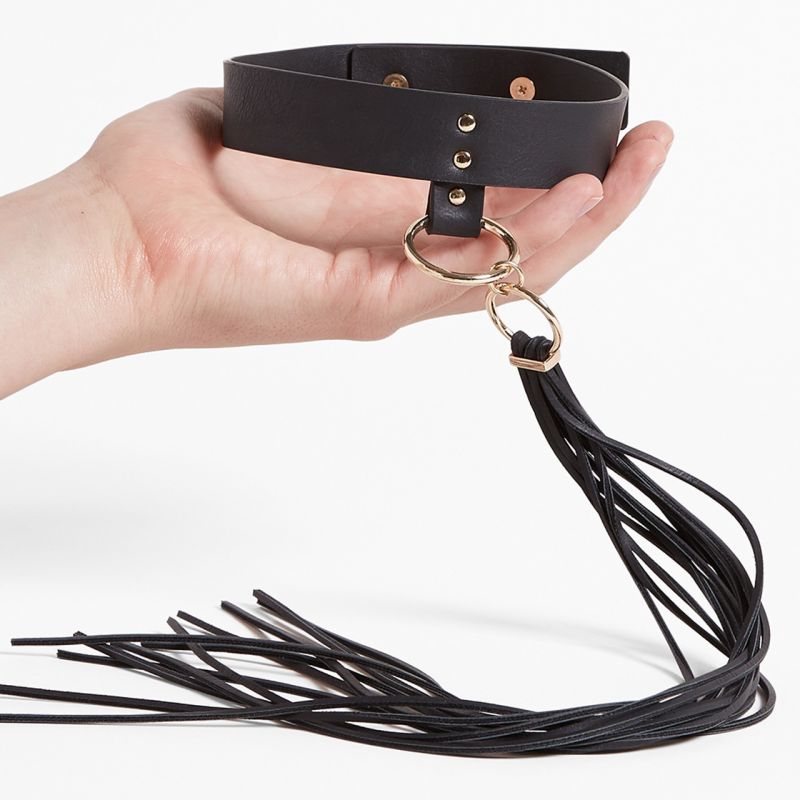 Чокер Bijoux Indiscrets MAZE - Tassel Chocker Black вид 4