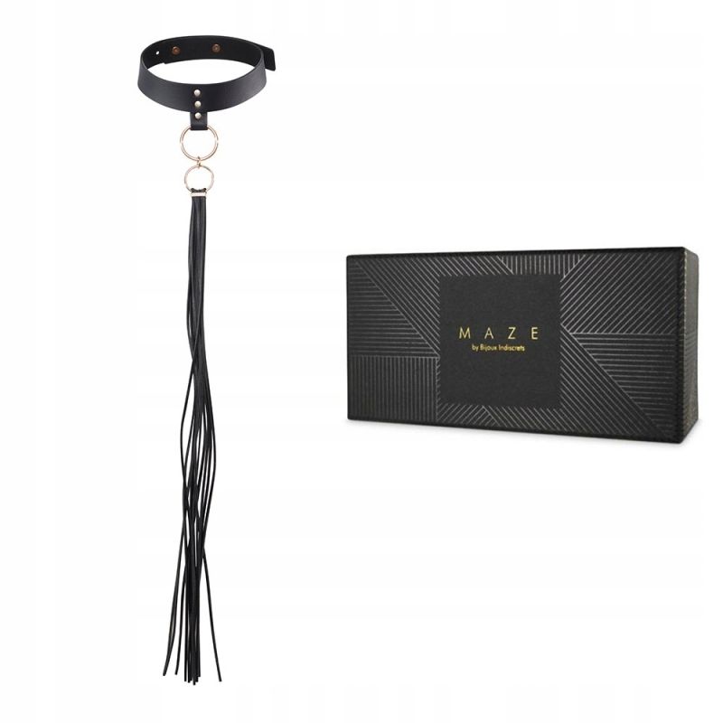 Чокер Bijoux Indiscrets MAZE - Tassel Chocker Black вид 8