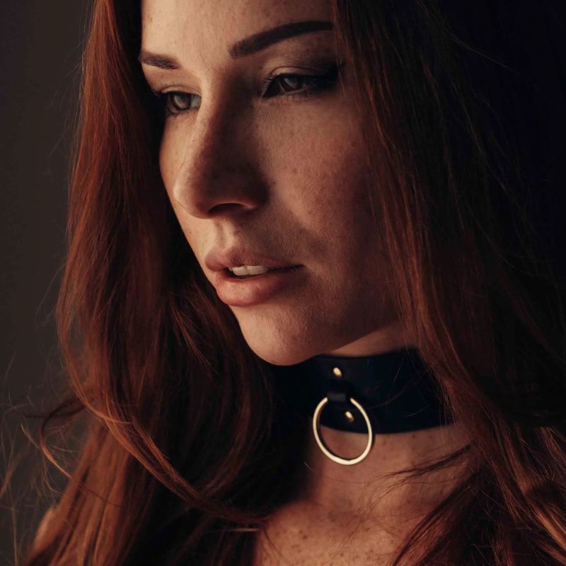 Чокер Bijoux Indiscrets MAZE - Wide Chocker Black вид 4