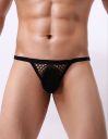 Мужские стринги Star Night Black Sexy Men's Fishnet Thong черные, L