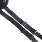 Кружевной пояс для чулок Star Night с трусиками, черный вид 7