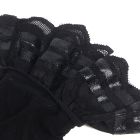 Панчохи чорні з мереживом Star Night та вертикальною лінією по довжині вид 4