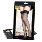 Чулки в сеточку Star Night черные вид 8