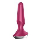 Анальна пробка з функцією керування зі смартфона Satisfyer Plug-ilicious 2, бордовий вид 4