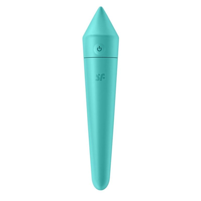 Потужна віброкуля з функцією керування зі смартфона Satisfyer Ultra Power Bullet 8, бірюзовий вид 3