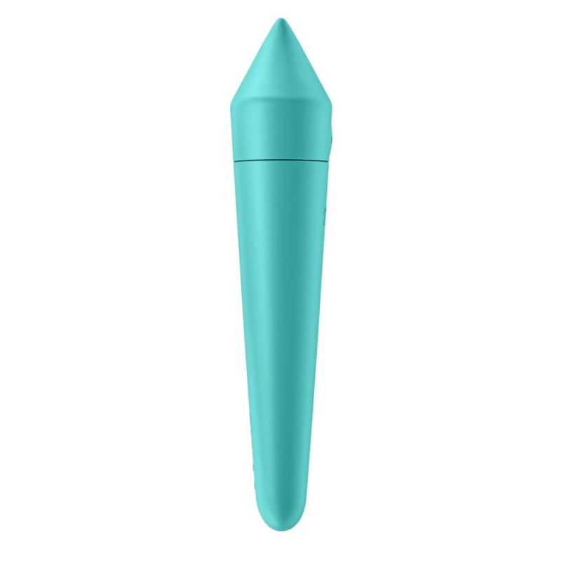 Потужна віброкуля з функцією керування зі смартфона Satisfyer Ultra Power Bullet 8, бірюзовий вид 5