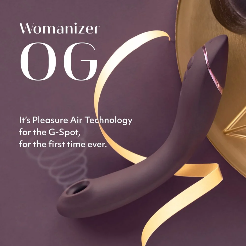 Вібратор для точки G з вакуумною стимуляцією Womanizer OG Aubergine вид 11
