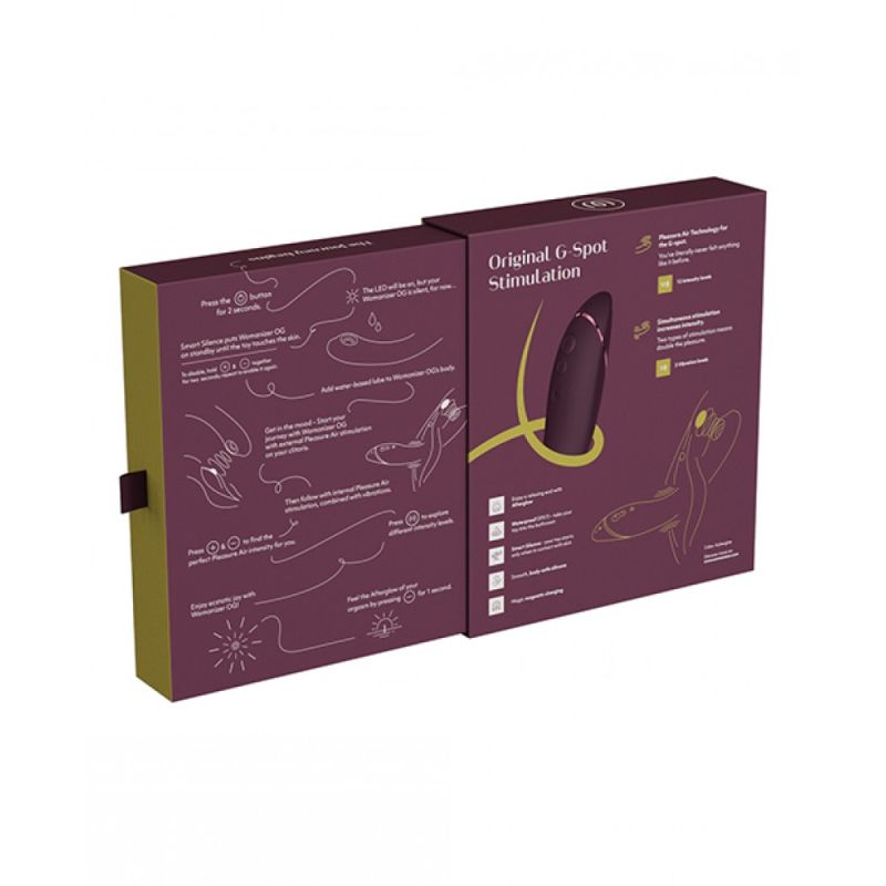 Вібратор для точки G з вакуумною стимуляцією Womanizer OG Aubergine вид 7