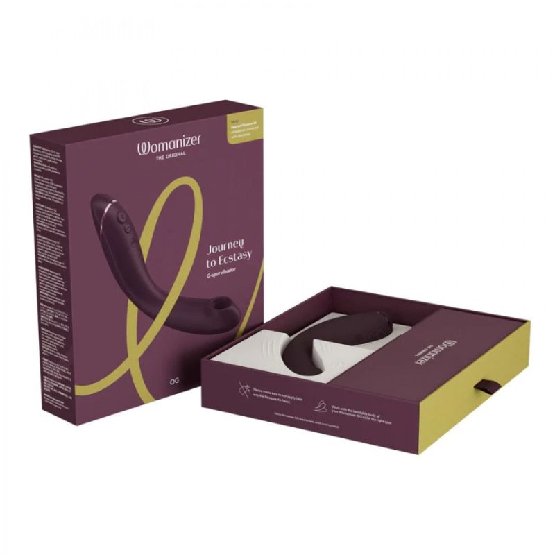 Вібратор для точки G з вакуумною стимуляцією Womanizer OG Aubergine вид 3