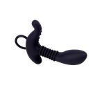 Cтимулятор простаты с дополнительным отростком Chisa Black Mont Booty Exciter и колечком-держателем вид 6