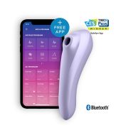 Подвійний смарт вібратор із вакуумною стимуляцією Satisfyer Dual Pleasure бузковий