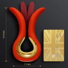 Подвійний універсальний вібратор Gvibe MAXI, червоний вид 3