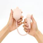 Подвійний вібратор трояндочка з ротацією 10 режимів Sweet Em Velvet Lure, жовтий вид 6