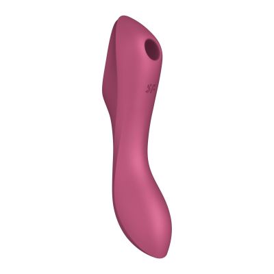 Подвійний вібратор із вакуумною стимуляцією Satisfyer Curvy Trinity 3, рожевий