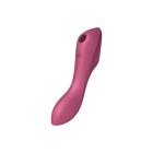 Подвійний вібратор із вакуумною стимуляцією Satisfyer Curvy Trinity 3, рожевий вид 3