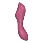 Подвійний вібратор із вакуумною стимуляцією Satisfyer Curvy Trinity 3, рожевий вид 4