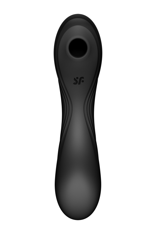 Подвійний вібратор із вакуумною стимуляцією Satisfyer Curvy Trinity 4 чорний вид 5
