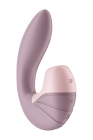 Подвійний вібратор із вакуумною стимуляцією Satisfer Air Pulse Supernova рожевий вид 7