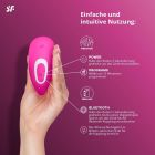 Подвійний вібратор Satisfyer Top Secret+ із додатком, рожевий вид 6