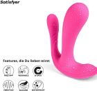 Подвійний вібратор Satisfyer Top Secret+ із додатком, рожевий вид 4