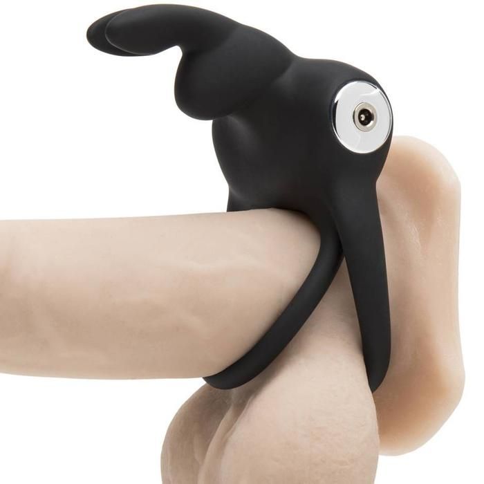Подвійне ерекційне кільце з вібрацією Happy Rabbit Stimulating Rechargeable Rabbi вид 6