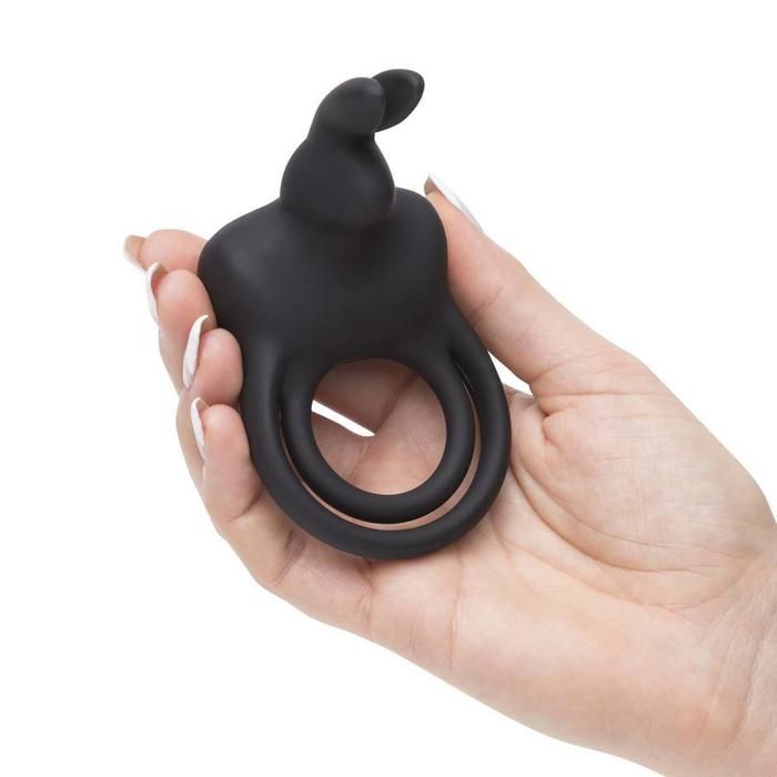 Подвійне ерекційне кільце з вібрацією Happy Rabbit Stimulating Rechargeable Rabbi вид 5