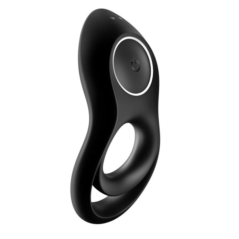 Подвійне ерекційне кільце Satisfyer Legendary Duo чорний вид 3