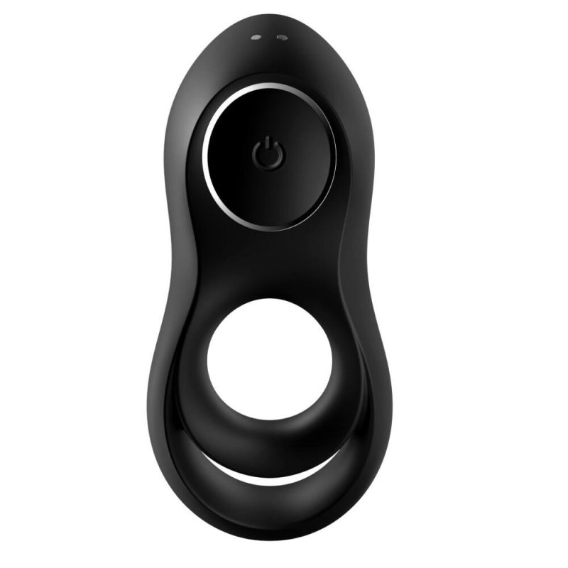 Подвійне ерекційне кільце Satisfyer Legendary Duo чорний вид 4