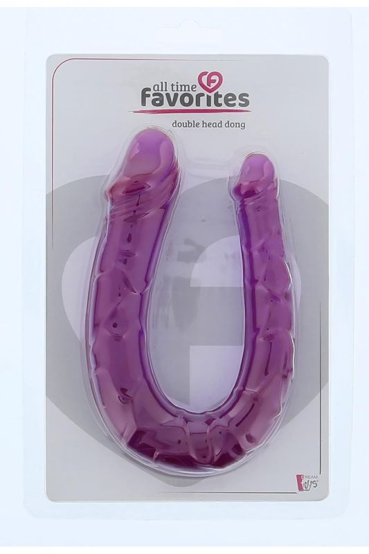 Подвійний фалоімітатор Dream Toys All Time Favorites фіолетовий вид 3