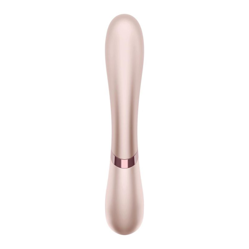 Подвійний смарт вібратор з функцією нагріву Satisfyer Hot Lover, нюдовий вид 7
