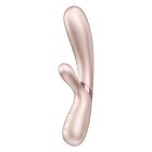 Подвійний смарт вібратор з функцією нагріву Satisfyer Hot Lover, нюдовий вид 3