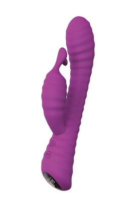 Подвійний вібратор Dream Toys VIBES OF LOVE HONEY BEE PURPLE