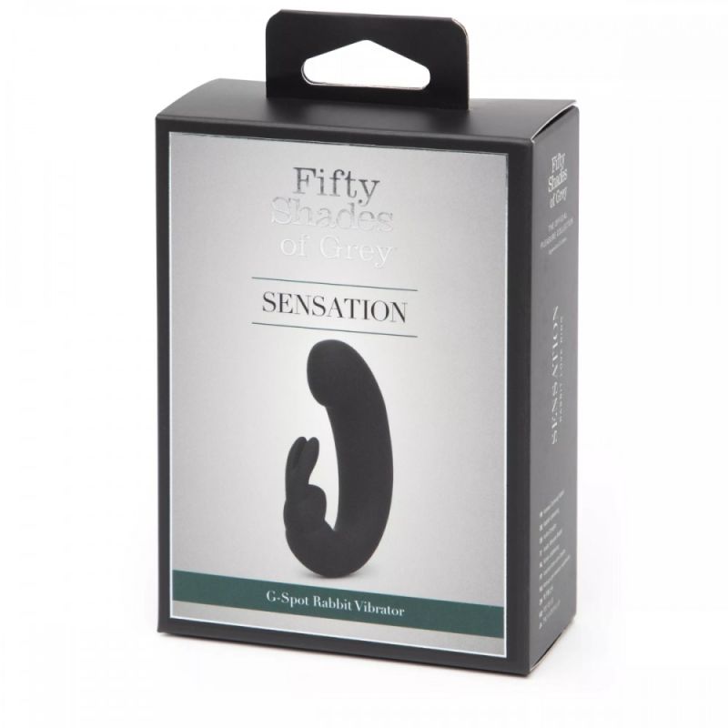 Подвійний вібратор кролик Fifty Shades of Grey Sensation Rechargeable G-Spot Rabbit Vibrator вид 6