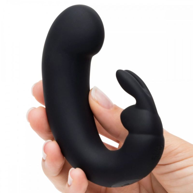 Подвійний вібратор кролик Fifty Shades of Grey Sensation Rechargeable G-Spot Rabbit Vibrator вид 3