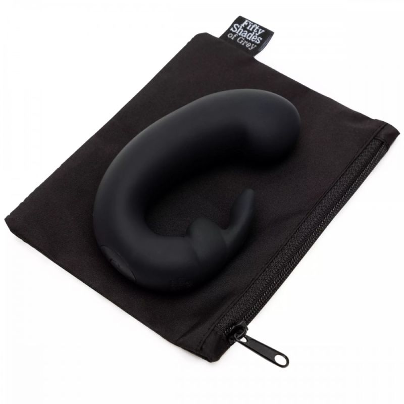 Подвійний вібратор кролик Fifty Shades of Grey Sensation Rechargeable G-Spot Rabbit Vibrator вид 5