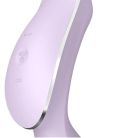 Подвійний вібратор з вакуумною стимуляцією Satisfyer Curvy Trinity 2 бузковий вид 5