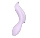 Подвійний вібратор з вакуумною стимуляцією Satisfyer Curvy Trinity 2 бузковий вид 4